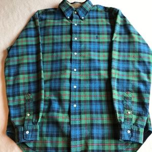 Ralph Lauren Plaid Polo button up long sleeve